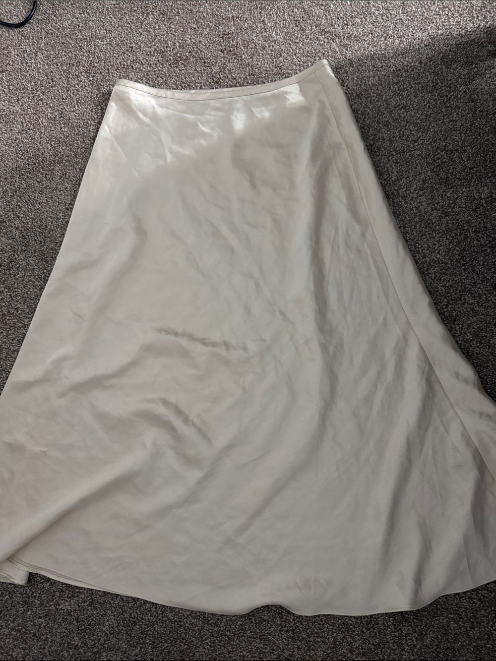Cider Cream A-Line Maxi Skirt